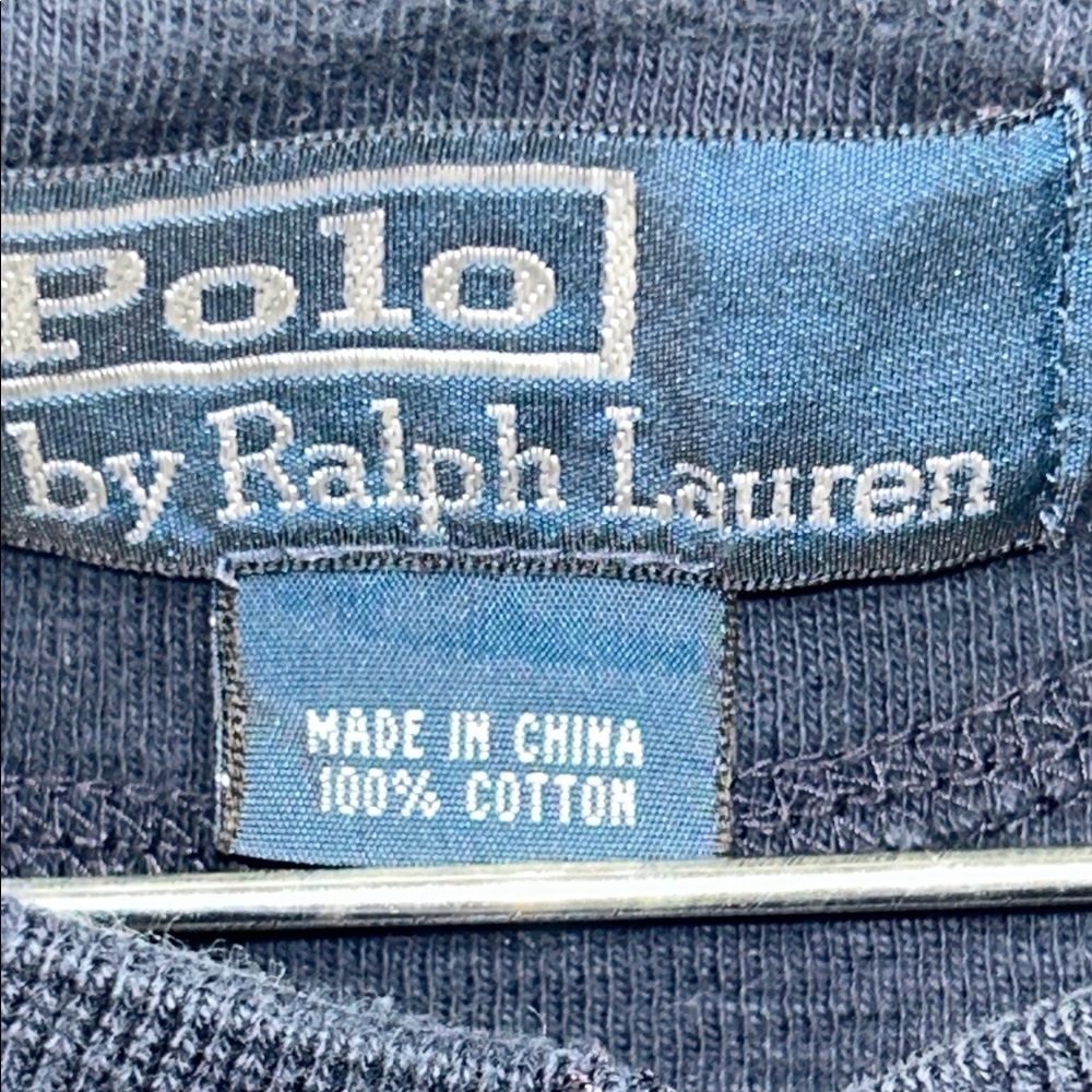 Vintage Polo Ralph Lauren Blue Reindeer Crewneck Sweater - Picture 3 of 12
